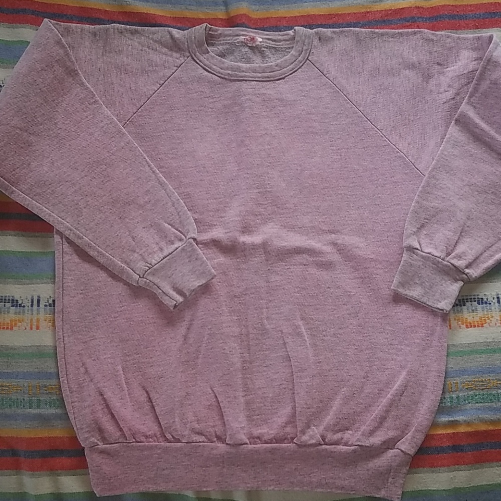Vintage Heathered Pink Sweatshirt